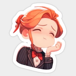 The Miracle of Red Hair Sticker